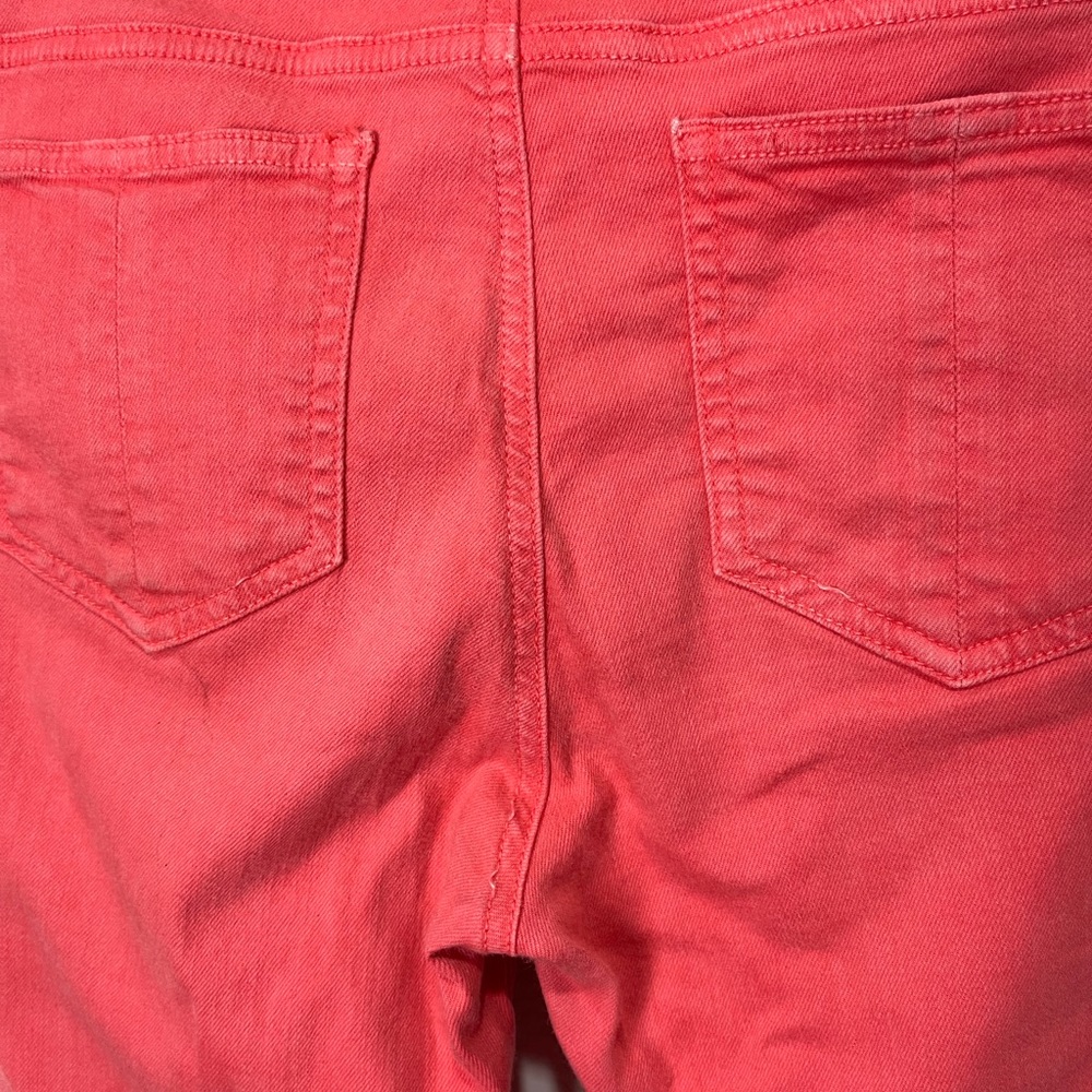 Rag & Bone Size 27 Coral Zipper Capri - Picture 8 of 9